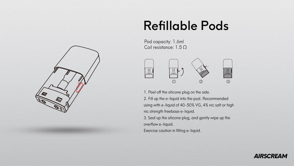 AirPops Refillable Pods